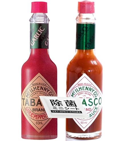 Amazon | タバスコ ガーリックソース 60ml ×3セット | タバスコ